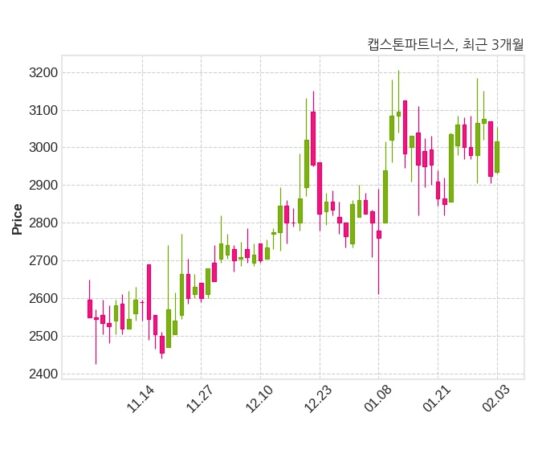 캡스톤파트너스 주당 29원 현금 배당 결정