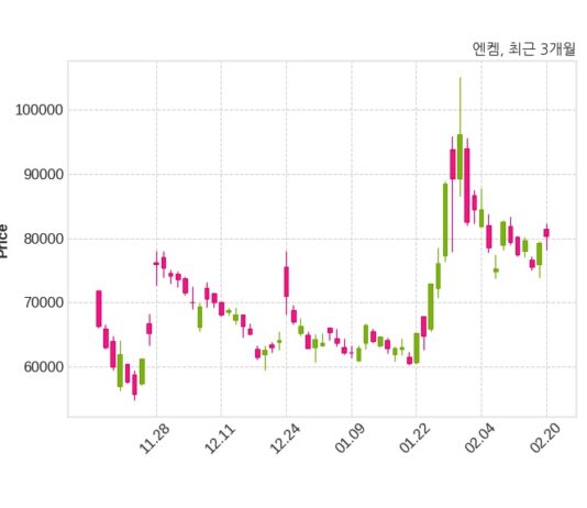 엔켐 매출액 또는 손익구조 변동